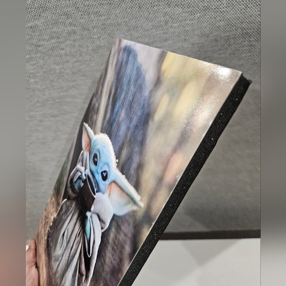 Disney Parks Star Wars Mickey Glow Ears Lightup Death Star Fighters+ Grogu Frame - Picture 5 of 5